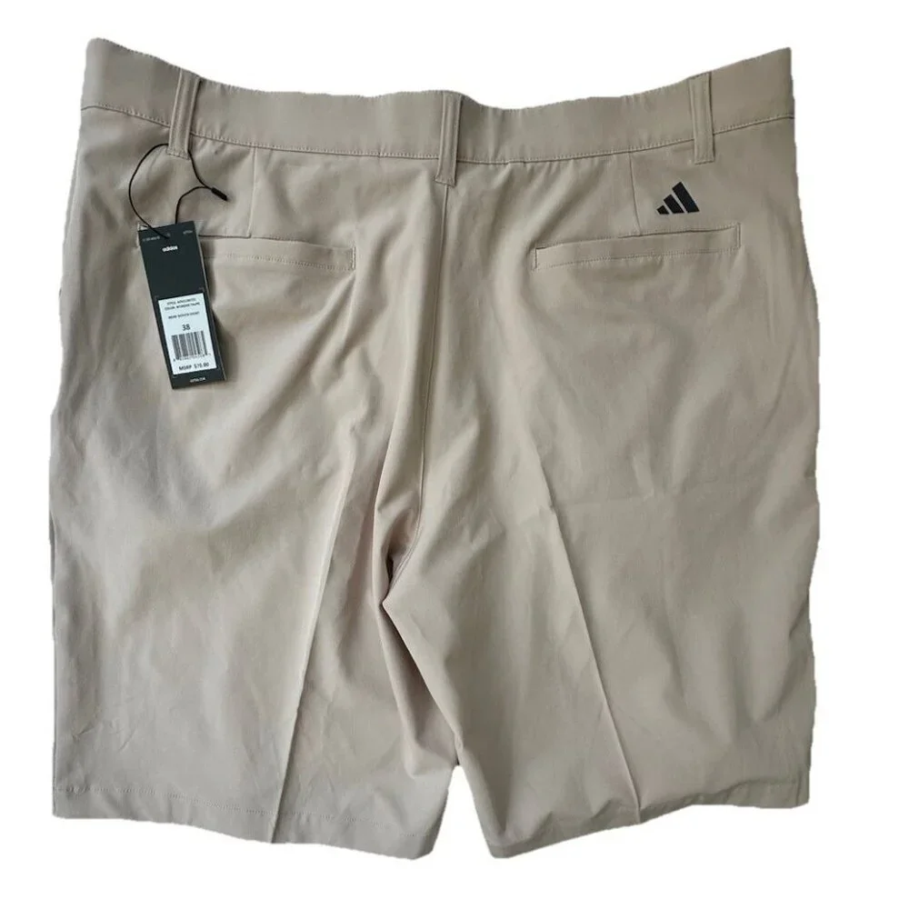 NWT ADIDAS Men’s Ultimate 365 Golf Woven 10 In Shorts‎ Wonder Taupe SZ 38 $70.00